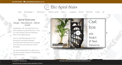 Desktop Screenshot of elitespiralstairs.co.uk